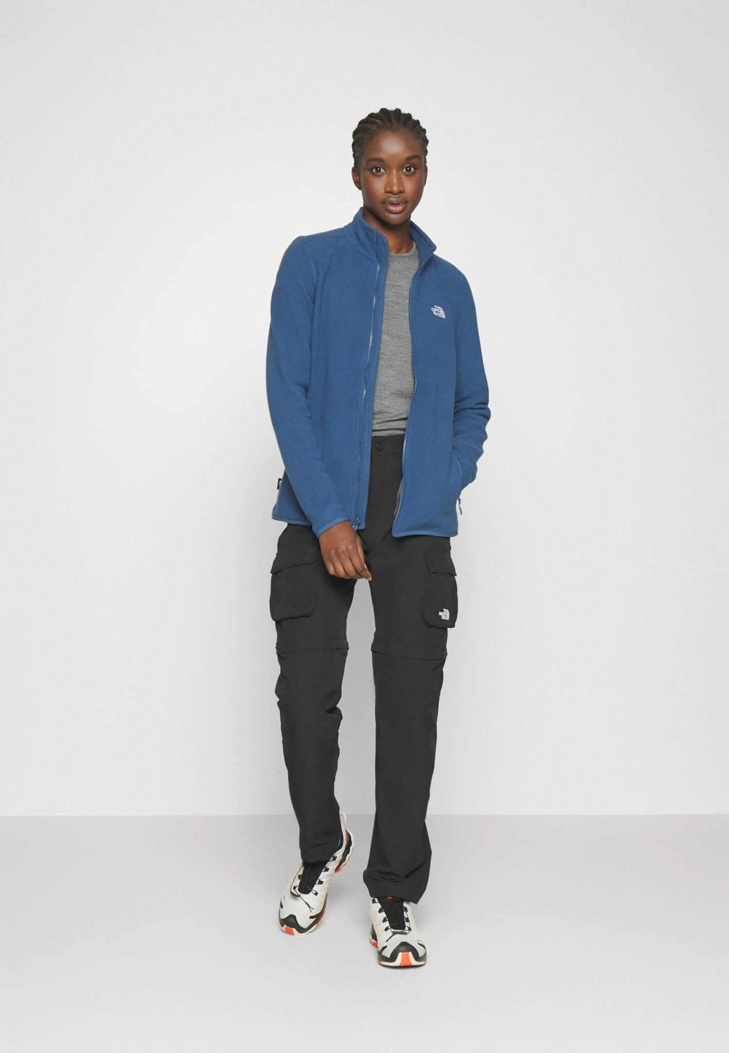 The North Face Glacier- Fleece Jacket - Shady Blue 4 The North Face Glacier- Fleece Jacket - Shady Blue - Image 2