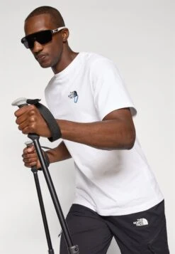 The North Face EXPLORE CARABINER RELAXED TEE UNISEX - Print T-shirt - White -The North Face 0103935532fd41ae9bb7f12c41d5772b