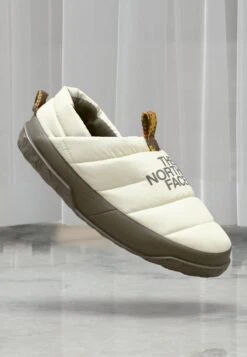 The North Face NUPTSE MULE - Slippers - White Dune/mocha Brown