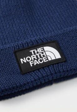 The North Face LOGO BOX POM BEANIE UNISEX - Beanie - Summit Navy -The North Face 03beba1d36cd437980dba59542ac8bf9