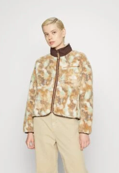 The North Face Extreme Jacket - Fleece Jacket - Almond Butter/Coal Brown -The North Face 05b69c198e684552bc1b33d20127f3ec