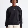The North Face ESSENTIAL OVERSIZE CREW - Sweatshirt - Black -The North Face 063e006443334e42b4385dd013ded933
