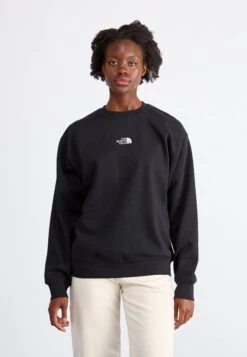 The North Face ESSENTIAL OVERSIZE CREW - Sweatshirt - Black