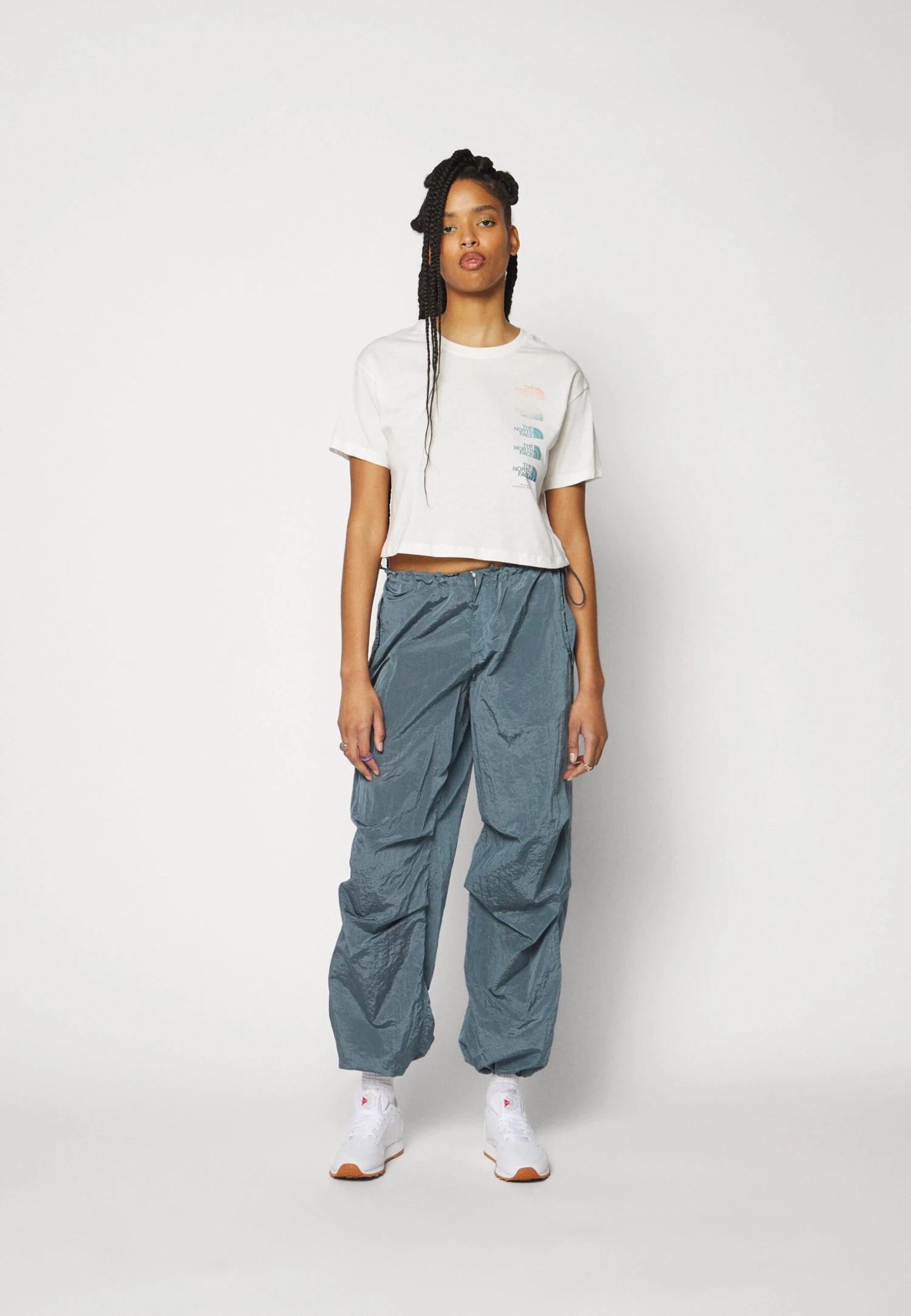 The North Face Graphic Crop Tee - Print T-Shirt - Gardenia White 7 The North Face Graphic Crop Tee - Print T-Shirt - Gardenia White - Image 5