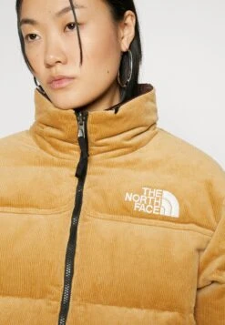 The North Face Reversible Nuptse Jacket - Down Jacket - Almond Butter/Coal Brown -The North Face 0846de1926d24aad99b2fb148b0f27f9