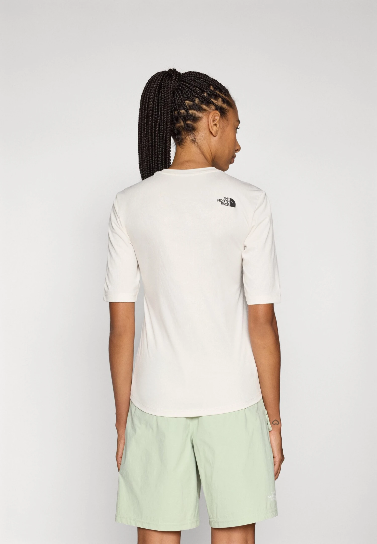 The North Face SHADOW SHORT SLEEVE - Sports T-shirt - White Dune 5 The North Face SHADOW SHORT SLEEVE - Sports T-shirt - White Dune - Image 3