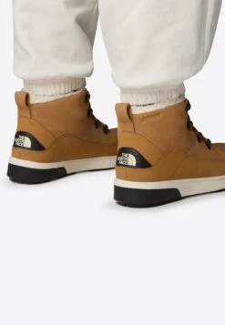 The North Face SIERRA MID LACE WP - Winter Boots - Almond Butter Tnf Black -The North Face 0b7213c1c16b4e30b3c77ab641151834