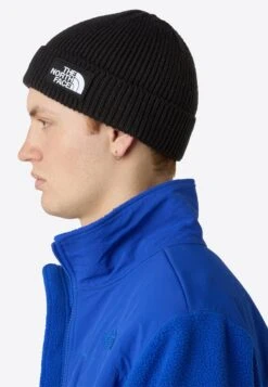 The North Face LOGO BOX CUFFED BEANIE UNISEX - Beanie - Tnf Black -The North Face 1164956bcce143efaf0bf30576c14c28