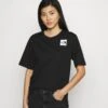 The North Face Relaxed Fine Tee - Print T-Shirt - Black