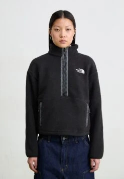 The North Face W TNF FLEESKI 1/4 ZIP PO - Fleece Jumper - Black