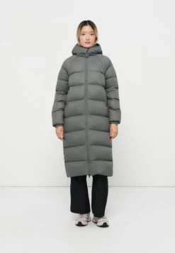 The North Face W HYDRENALITE CITY LONG DOWN HOODED PARK - Down Coat - Smoked Pearl