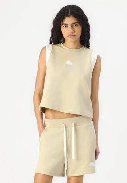 The North Face TERRY RELAXED - Tracksuit Bottoms - Gravel -The North Face 145997181e6a4dc2b013baa6301be70a