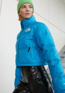 The North Face Nuptse Short Jacket - Down Jacket - Chlorophyll Green