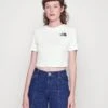 The North Face Crop Tee - Basic T-Shirt -The North Face 1bf1bf60956f40edaf55778fa97d8889