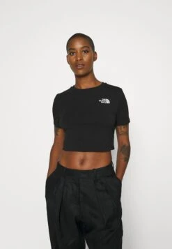 The North Face Crop Tee - Basic T-Shirt - Black