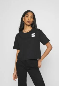 The North Face Cropped Fine Tee - Print T-Shirt - Black