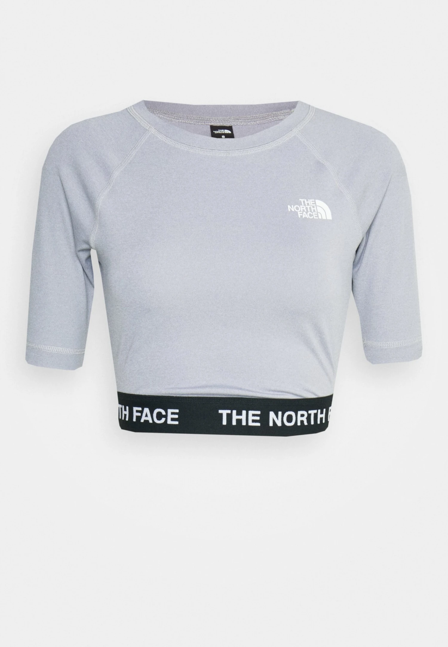 The North Face Crop Long Sleeve Tee - Sports T-Shirt - Light Grey Heather 7 The North Face Crop Long Sleeve Tee - Sports T-Shirt - Light Grey Heather - Image 5
