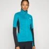 The North Face POLARTEC POWERGRID STORMGAP JACKET - Summer Jacket - Deep Teal/black