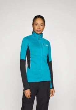 The North Face POLARTEC POWERGRID STORMGAP JACKET - Summer Jacket - Deep Teal/black