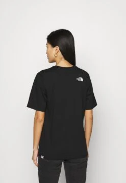 The North Face Relaxed Fine Tee - Print T-Shirt - Black -The North Face 246defb6c90640bb9002e571caff6d6a