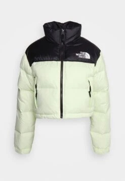 The North Face Nuptse Short Jacket - Down Jacket - Lime Cream -The North Face 2530f5530493466eb368019480b9fcbd