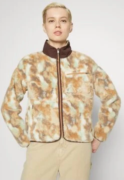 The North Face Extreme Jacket - Fleece Jacket - Almond Butter/Coal Brown -The North Face 25c1012e32d6410d889a10553cc68198