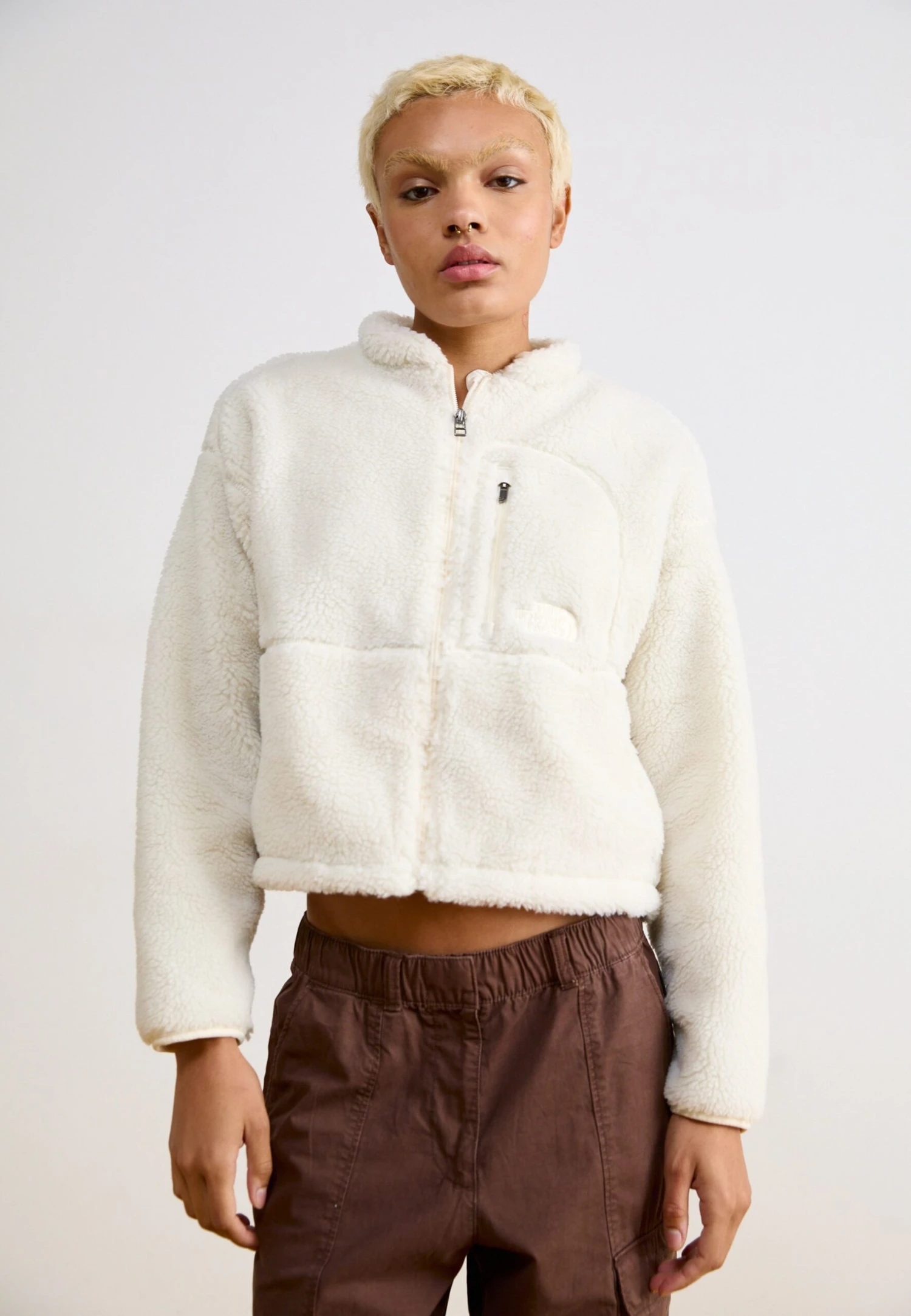 The North Face W EXTREME PILE 2 FZ JACKET - Fleece Jacket - White Dune 5 The North Face W EXTREME PILE 2 FZ JACKET - Fleece Jacket - White Dune - Image 3