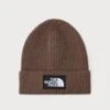 The North Face LOGO BOX CUFFED BEANIE UNISEX - Beanie - Smokey Brown -The North Face 30435e8f19d64ef588450f6668430f3c 6