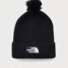 The North Face LOGO BOX POM BEANIE UNISEX - Beanie - Black