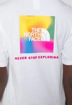 The North Face Tee - Print T-Shirt - White/Super Sonic Blue -The North Face 357afe87e82d487494a1211ecab970fb