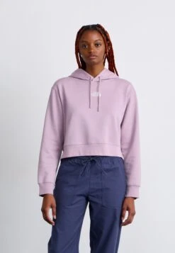 The North Face ESSENTIAL CROP HOODIE - Sweatshirt - Ashen Purple