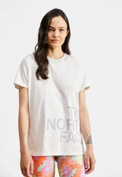 The North Face Blown Up Logo Tee - Print T-Shirt - White