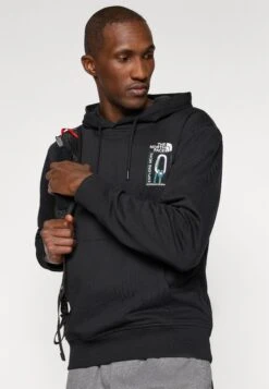 The North Face EXPLORE GEAR RELAXED HOODIE UNISEX - Hoodie - Black -The North Face 409b2e47bd324151a1178da63a85673e