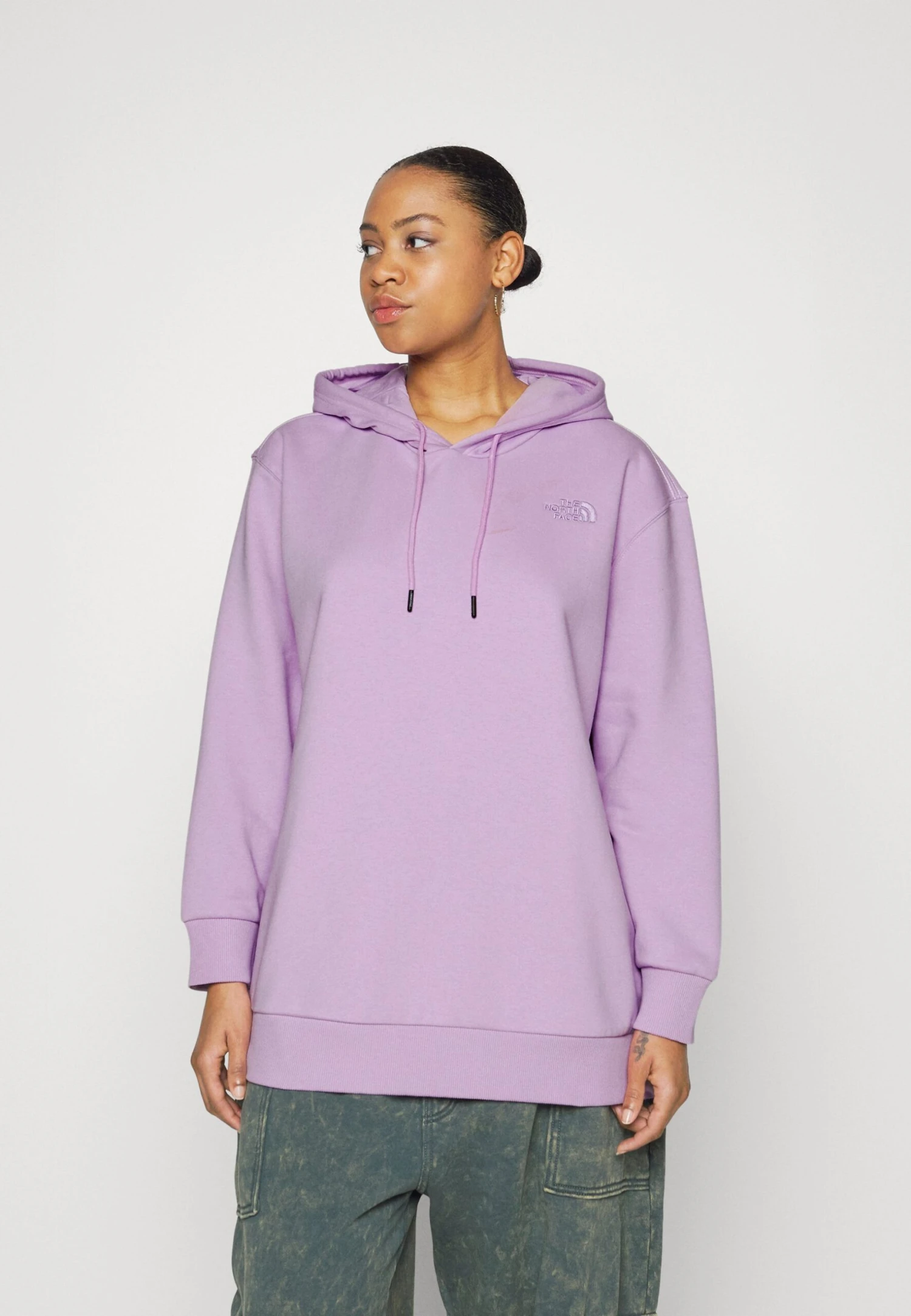 The North Face Oversized Essential Hoodie- Hoodie - Lupine 3 The North Face Oversized Essential Hoodie- Hoodie - Lupine