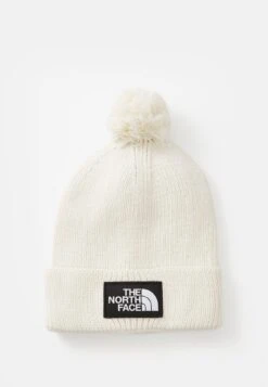 The North Face LOGO BOX POM BEANIE UNISEX - Beanie - Black -The North Face 45d6147c2c604b33991bbaef1e480b20