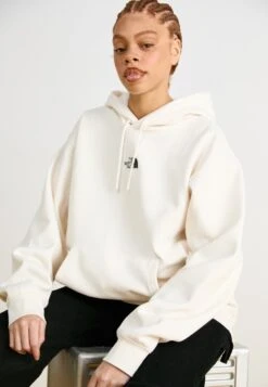 The North Face ESSENTIAL OVERSIZED HOODIE - Sweatshirt - White Dune -The North Face 46726c68e07f4298a3d483dd279e1793