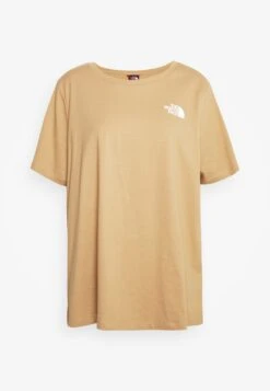 The North Face Plus Simple Dome Tee - Print T-Shirt - Almond Butter -The North Face 49b730f3dcbe4d6bb2f06eeb50c032eb