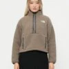 The North Face W TNF FLEESKI 1/4 ZIP PO - Fleece Jumper - Mocha Brown
