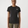 The North Face W SS SD SLIM TEE - Basic T-shirt - Black -The North Face 56ff3ed68f1849758c83bb2a060aa4c1