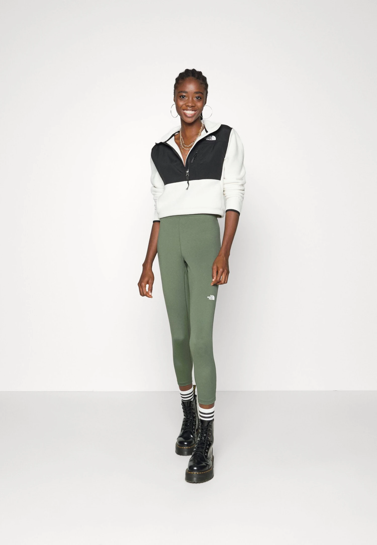 The North Face Denali Crop - Fleece Jumper - Gardenia White 7 The North Face Denali Crop - Fleece Jumper - Gardenia White - Image 5