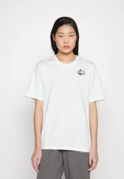 The North Face Relaxed Fine Tee - Print T-Shirt - White/Summit Navy -The North Face 57b3eeafbeb04894a69ff72afb845013