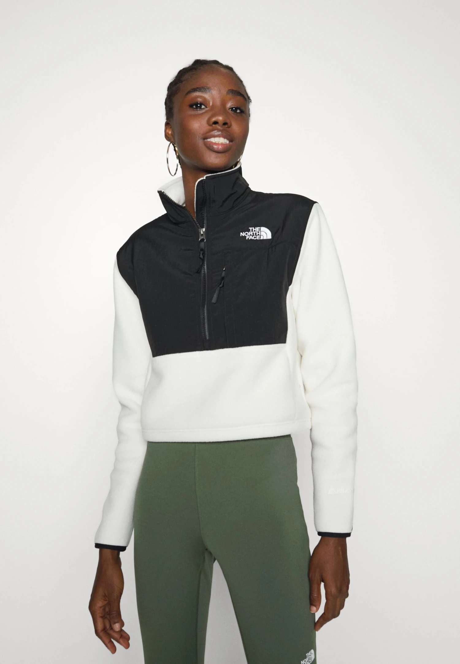 The North Face Denali Crop - Fleece Jumper - Gardenia White 5 The North Face Denali Crop - Fleece Jumper - Gardenia White - Image 3