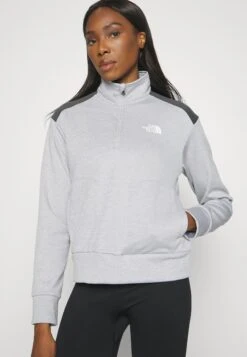 The North Face Reaxion Zip - Fleece Jumper - Light Grey Heather/Asphalt Grey -The North Face 63cd99f8969f4239b625ac76edf9284c