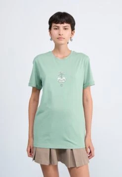 The North Face CONNECT RELAXED TEE GRAPHIC - Print T-shirt - Slate Moss