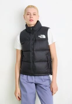 The North Face RETRO NUPTSE VEST - Waistcoat - Black/recycled Down