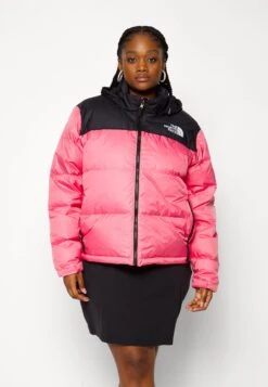 The North Face Retro Nuptse Jacket Plus Size - Down Jacket - Cosmo Pink -The North Face 647d28f642424853a499b316e238135c