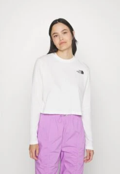 The North Face Crop Tee - Long Sleeved Top - White 13 The North Face Crop Tee - Long Sleeved Top - White -The North Face 6554d4657ec24f0ca53d7574fb4311a6