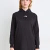 The North Face ESSENTIAL RELAXED HOODIE DRESS - Day Dress - Black