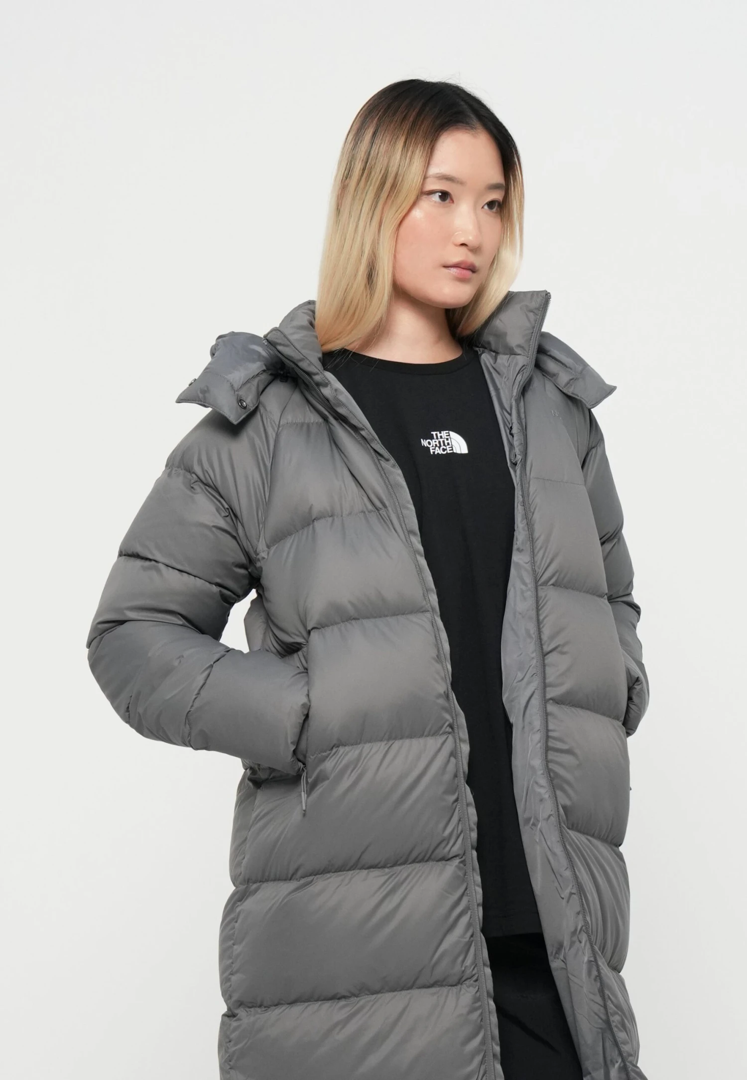 The North Face W HYDRENALITE CITY LONG DOWN HOODED PARK - Down Coat - Smoked Pearl 7 The North Face W HYDRENALITE CITY LONG DOWN HOODED PARK - Down Coat - Smoked Pearl - Image 5