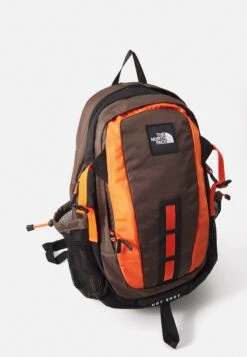 The North Face HOT SHOT UNISEX - Rucksack - Smokey Brown/black/solar Flare -The North Face 6a830b65d1334a71bf93da99a4194f40